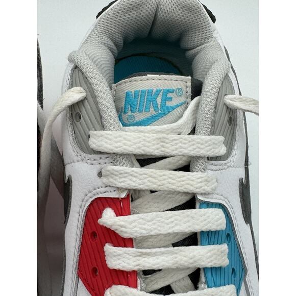 Nike Air Max 90 LTR (PS) White Chlorine Blue CD6867-108 Little Kids - Size 6Y - Picture 5 of 11